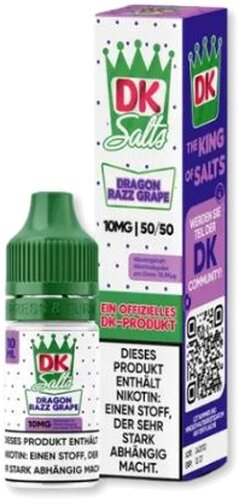 DK Salts Nikotinsalz Liquid Dragon Razz Grape 10mg