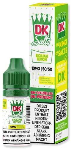 DK Salts Nikotinsalz Liquid Sicilian Lemon 10mg