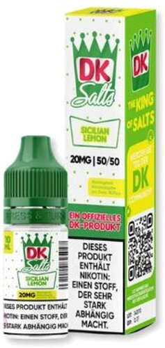 DK Salts Nikotinsalz Liquid Sicilian Lemon 20mg