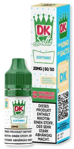 DK Salts Nikotinsalz Liquid Softmint 20mg