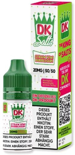 DK Salts Nikotinsalz Liquid Straw Kiwi Bubblegum 20mg