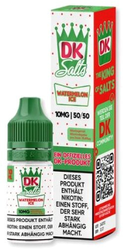 DK Salts Nikotinsalz Liquid Watermelon Ice 10mg