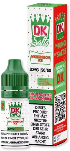 DK Salts Nikotinsalz Liquid Watermelon Ice 20mg