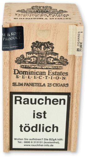 Dominican Estates Slim Panatela Zigarren Dominican Estates Slim Panatela Zigarren