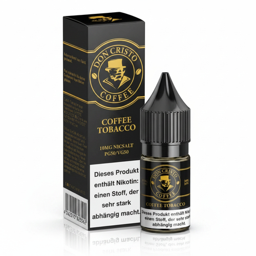 Don Cristo Coffee Tobacco Nikotinsalz Liquid 10mg