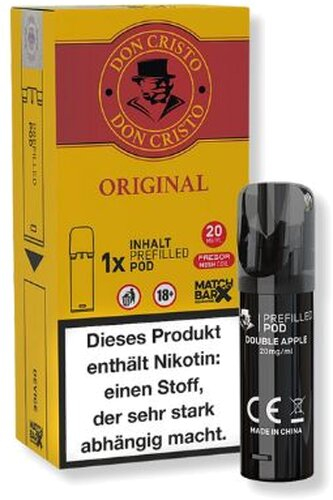 Don Cristo Original Prefilled Pod 20mg Don Cristo Original Prefilled Pod 20mg
