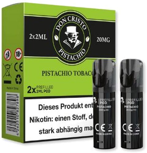 Don Cristo Pistachio Tobacco Prefilled Pod 20mg 2x2ml