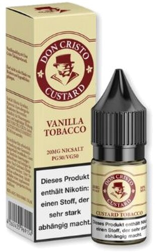 Don Cristo Vanilla Tobacco Nikotinsalz Liquid 20mg