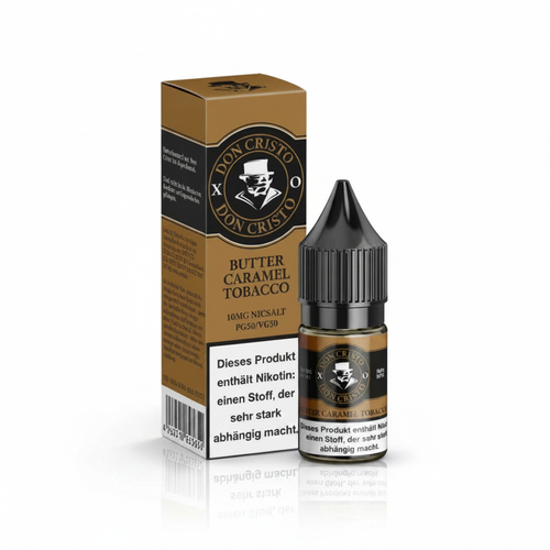 Don Cristo XO Butter Caramel Tobacco Nikotinsalz Liquid 10mg