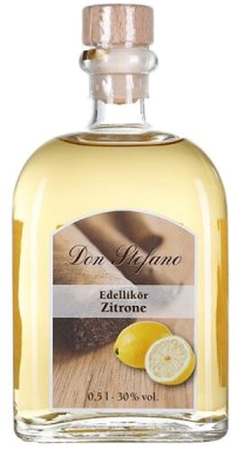 Don Stefano Edellikör Zitrone 0,5 l,30% vol. Alkohol Don Stefano Edellikör Zitrone 0,5 l,30% vol. Alkohol