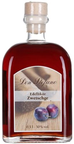 Don Stefano Edellikör Zwetschge 0,5 l,30% vol. Don Stefano Edellikör Zwetschge 0,5 l,30% vol.