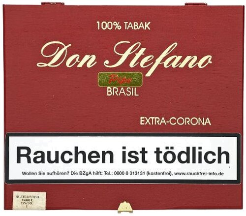 Don Stefano Extra-Corona  Pipe Brasil Zigarren 10 Stk.