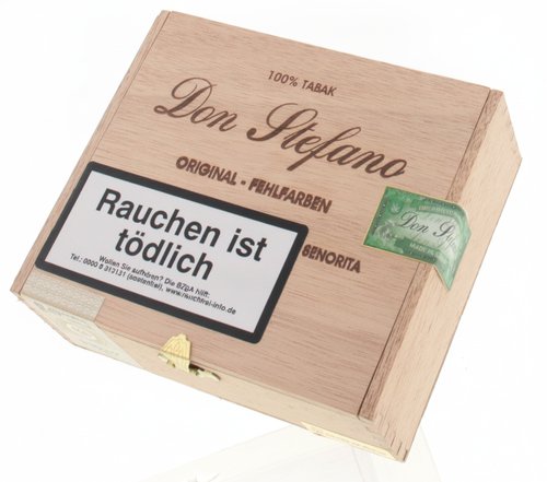 Don Stefano Original Fehlfarben Senorita Sumatra Zigarren 40 Stück
