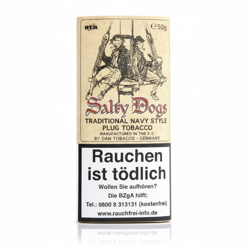 Don Tobacco Salty Dogs Plug Pfeifentabak 50g