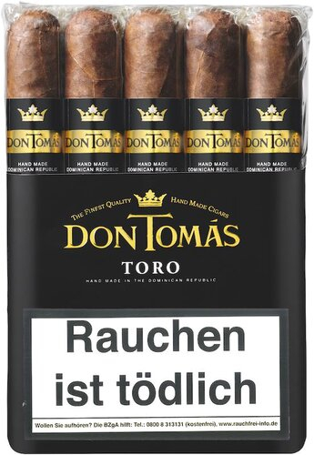 Don Tomas Bundle Dom. Rep. Toro Zigarren 10 Stück