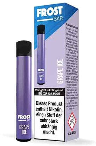 Dr. Frost Bar 600 Einweg E-Zigarette Grape Ice 20mg