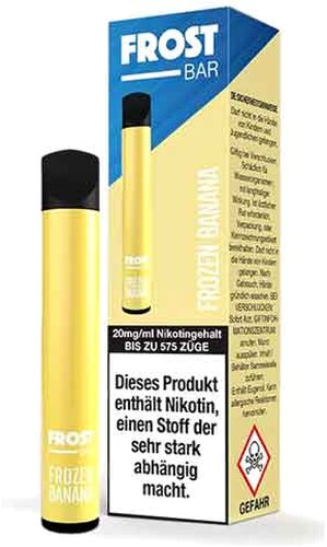 Dr. Frost Bar 600 Einweg E-Zigarette Frozen Banana 20mg Dr. Frost Bar 600 Einweg E-Zigarette Frozen Banana 20mg