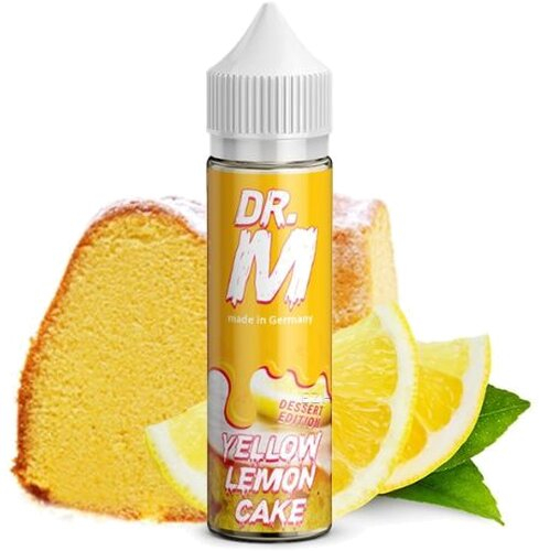 DR. M YELLOW LEMON CAKE DESSERT EDITION Premium Aroma-Shot Yellow Lemon Cake 10ml DR. M YELLOW LEMON CAKE DESSERT EDITION Premium Aroma-Shot Yellow Lemon Cake 10ml