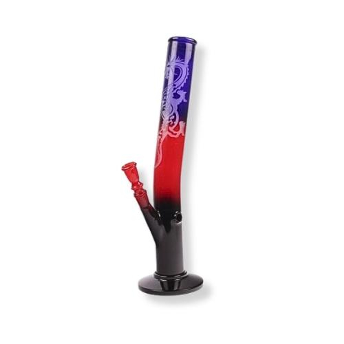 Dragon Glas Bong 43cm Blau Rot Schwarz Dragon Glas Bong 43cm Blau Rot Schwarz