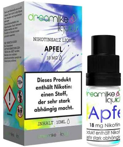 Dreamlike Nikotinsalz Liquid Apfel 18mg Dreamlike Nikotinsalz Liquid Apfel 18mg