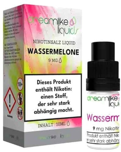 Dreamlike Nikotinsalz Liquid Wassermelone 9mg