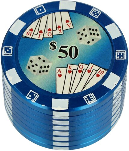 Dreamliner Grinder Pokerchip Blau 3-teilig Dreamliner Grinder Pokerchip Blau 3-teilig