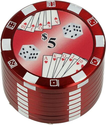 Dreamliner Grinder Pokerchip Rot 3-teilig Dreamliner Grinder Pokerchip Rot 3-teilig