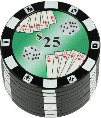 Dreamliner Grinder Pokerchip Schwarz 3-teilig Dreamliner Grinder Pokerchip Schwarz 3-teilig