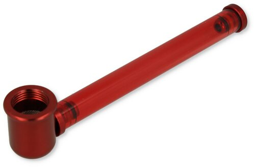 Dreamliner Kräuterpfeife Glas/Metall Rot Travelkit