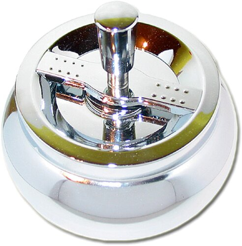 Dreh-Ascher Chrom Glänzend 13 cm Dreh-Ascher Chrom Glänzend 13 cm