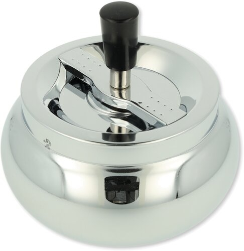 Dreh-Ascher Chrom Glänzend 13 cm