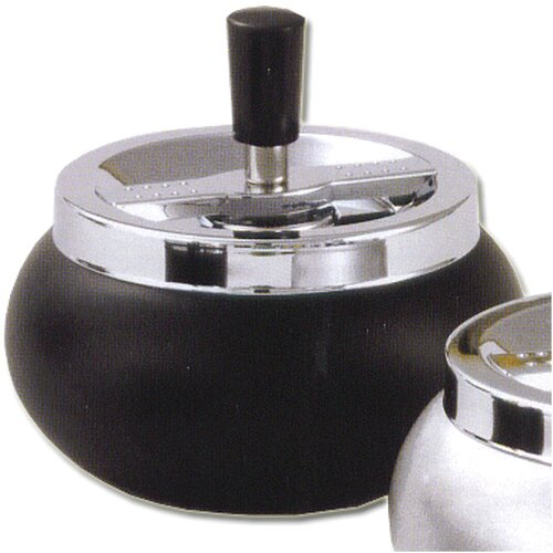 Dreh-Ascher Chrom Schwarz 13 cm Dreh-Ascher Chrom Schwarz 13 cm