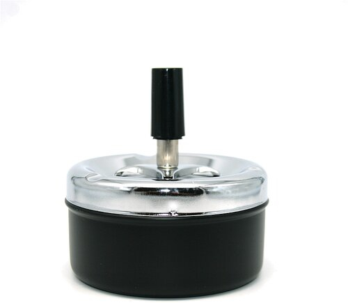 Drehascher schwarz matt