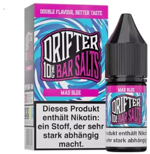 Drifter Bar Salts Nikotinsalzliquid Mad Blue 10mg Drifter Bar Salts Nikotinsalzliquid Mad Blue 10mg