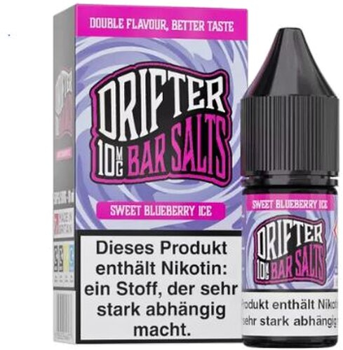 Drifter Bar Salts Nikotinsalzliquid Sweet Blueberry Ice 10mg Drifter Bar Salts Nikotinsalzliquid Sweet Blueberry Ice 10mg