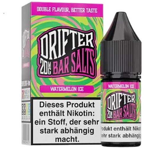 Drifter Bar Salts Nikotinsalzliquid Watermelon Ice 20mg Drifter Bar Salts Nikotinsalzliquid Watermelon Ice 20mg