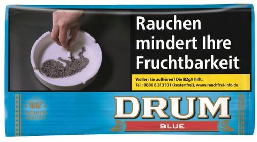 Drum Tabak Blue 30g Päckchen Zigarettentabak 