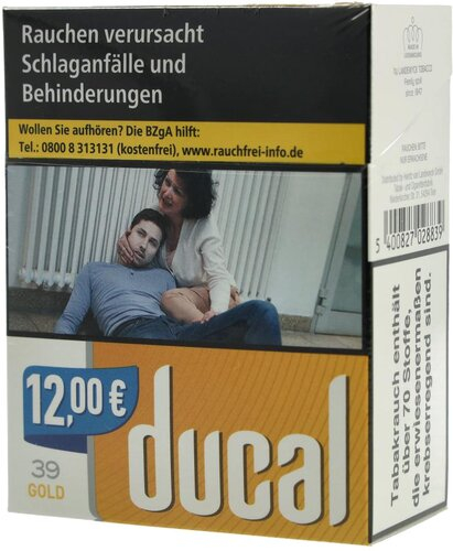 Ducal Gold Zigaretten XXXL 39er