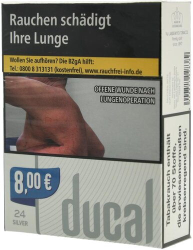 Ducal Silver Zigaretten XL 25er
