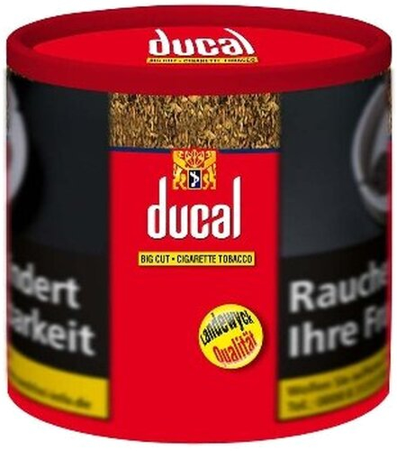 Ducal Tabak Rot Big Cut 63g Dose Zigarettentabak Ducal Tabak Rot Big Cut 63g Dose Zigarettentabak