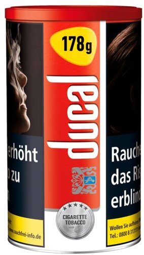 Ducal Tabak Rot Real 168g Dose Zigarettentabak Ducal Tabak Rot Real 168g Dose Zigarettentabak
