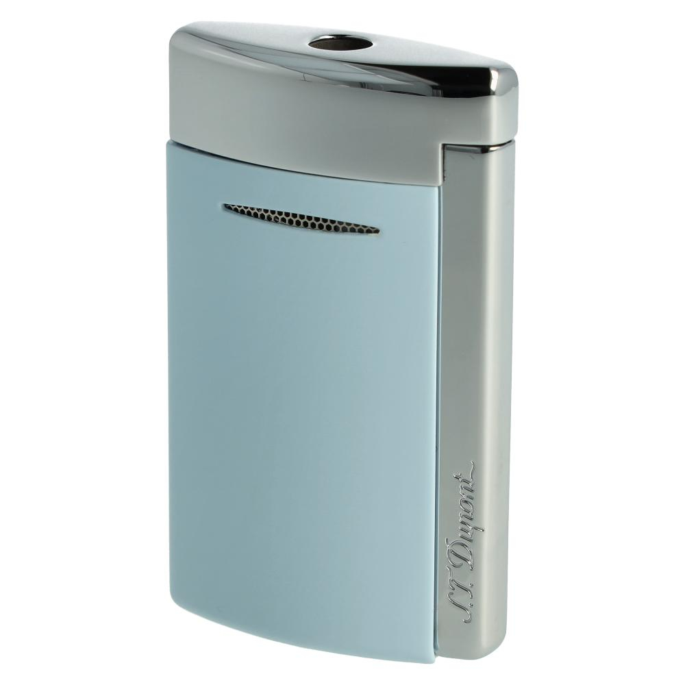 Dupont Feuerzeug Minijet baby blue/chrom 010879 Jet Dupont Feuerzeug Minijet baby blue/chrom 010879 Jet