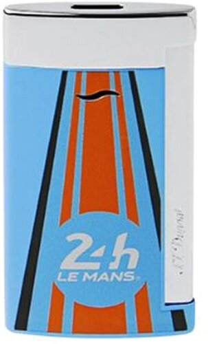 Dupont Feuerzeug Slim 7 Le Mans blau/chrom 027789 Jet Dupont Feuerzeug Slim 7 Le Mans blau/chrom 027789 Jet