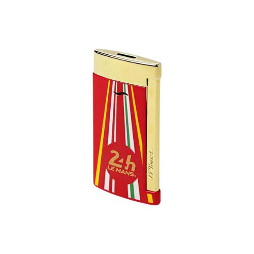 Dupont Feuerzeug Slim 7 Le Mans rot/gold 027790 Jet Dupont Feuerzeug Slim 7 Le Mans rot/gold 027790 Jet