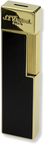 Dupont Feuerzeug Twiggy Jetflame 030002 Schwarz Lack/Gold Dupont Feuerzeug Twiggy Jetflame 030002 Schwarz Lack/Gold