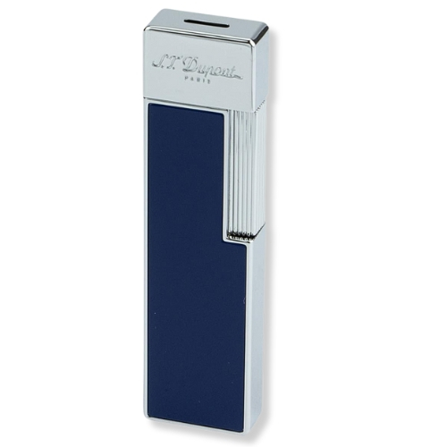 Dupont Feuerzeug Twiggy Jetflame 030005 Blau Lack/Chrom Dupont Feuerzeug Twiggy Jetflame 030005 Blau Lack/Chrom