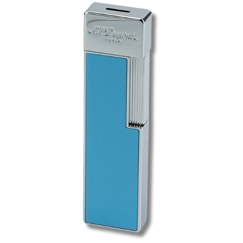 Dupont Feuerzeug Twiggy Jetflame 030007 Hellblau Lack/Chrom Dupont Feuerzeug Twiggy Jetflame 030007 Hellblau Lack/Chrom