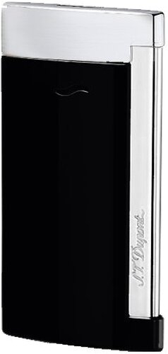 DUPONT SLIM 7 schwarz Lack Jet-Flame