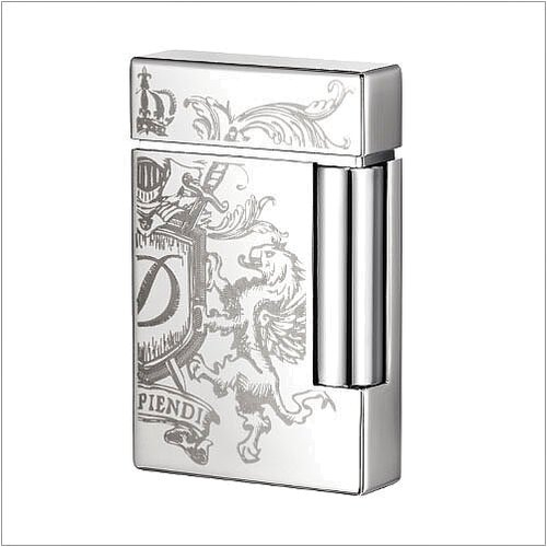 Dupont S.T. Feuerzeug Ligne 8 chrom Blazon