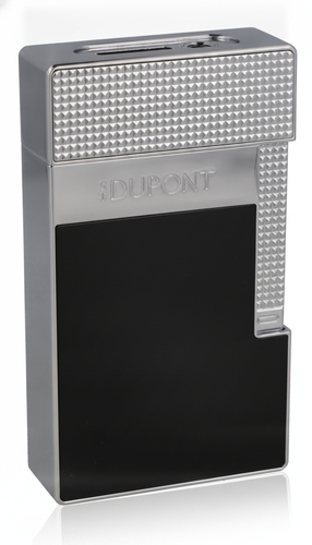 Dupont Table Lighter chrom/Lack schwarz Jet T20101